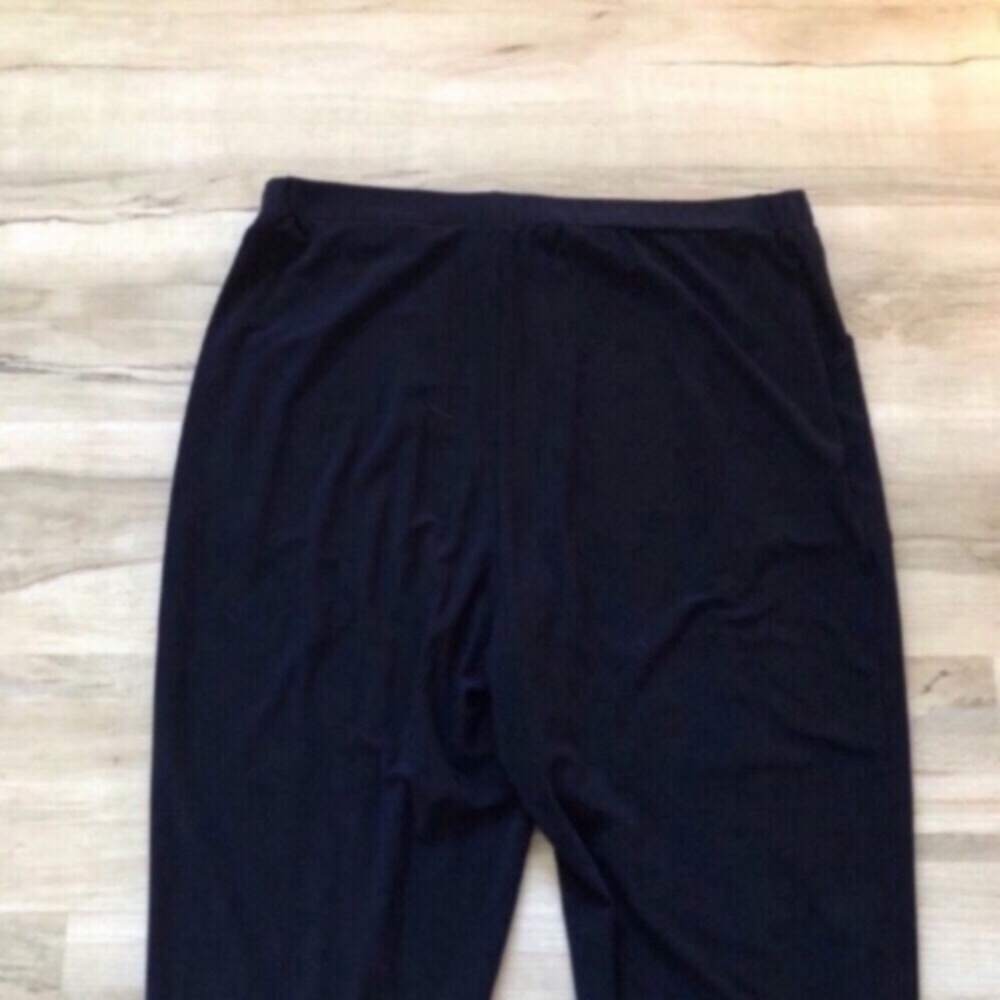 Joseph Ribkoff Blue Joggers - Picture 3 of 10